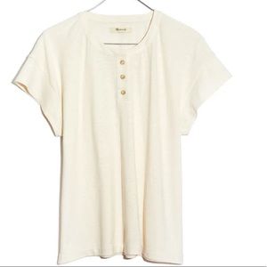 MADEWELL Brother Hemp & Cotton Henley T-Shirt
